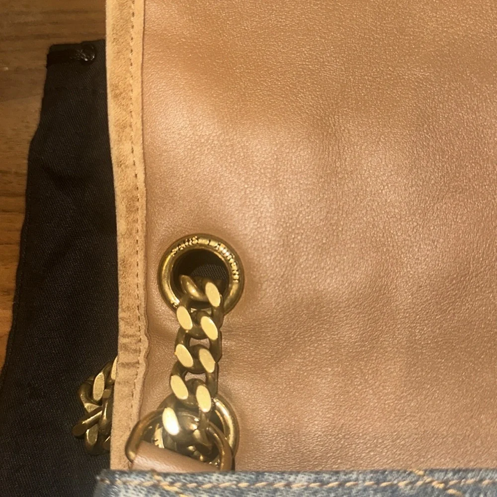 Saint Laurent Medium Monogram Matelasse Denim Niki Bag - Picture 12 of 16